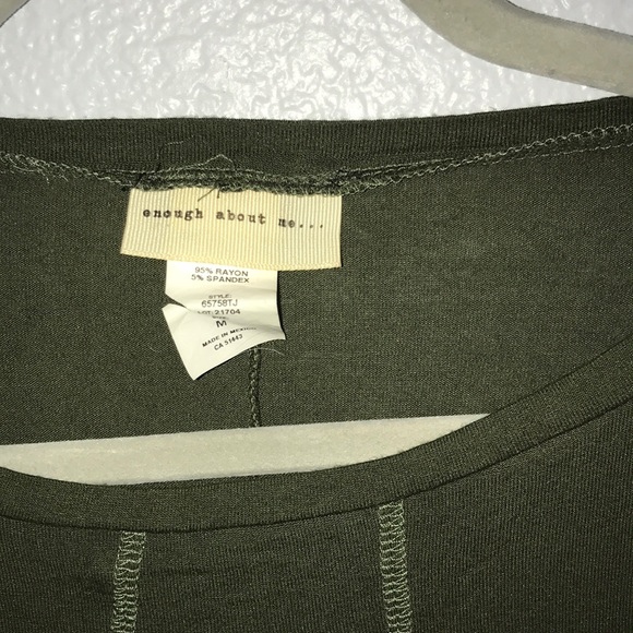 🔥2 for $10 Olive green long sleeve - Picture 4 of 4